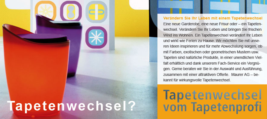 Tapetenwechsel
